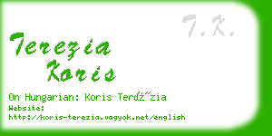 terezia koris business card